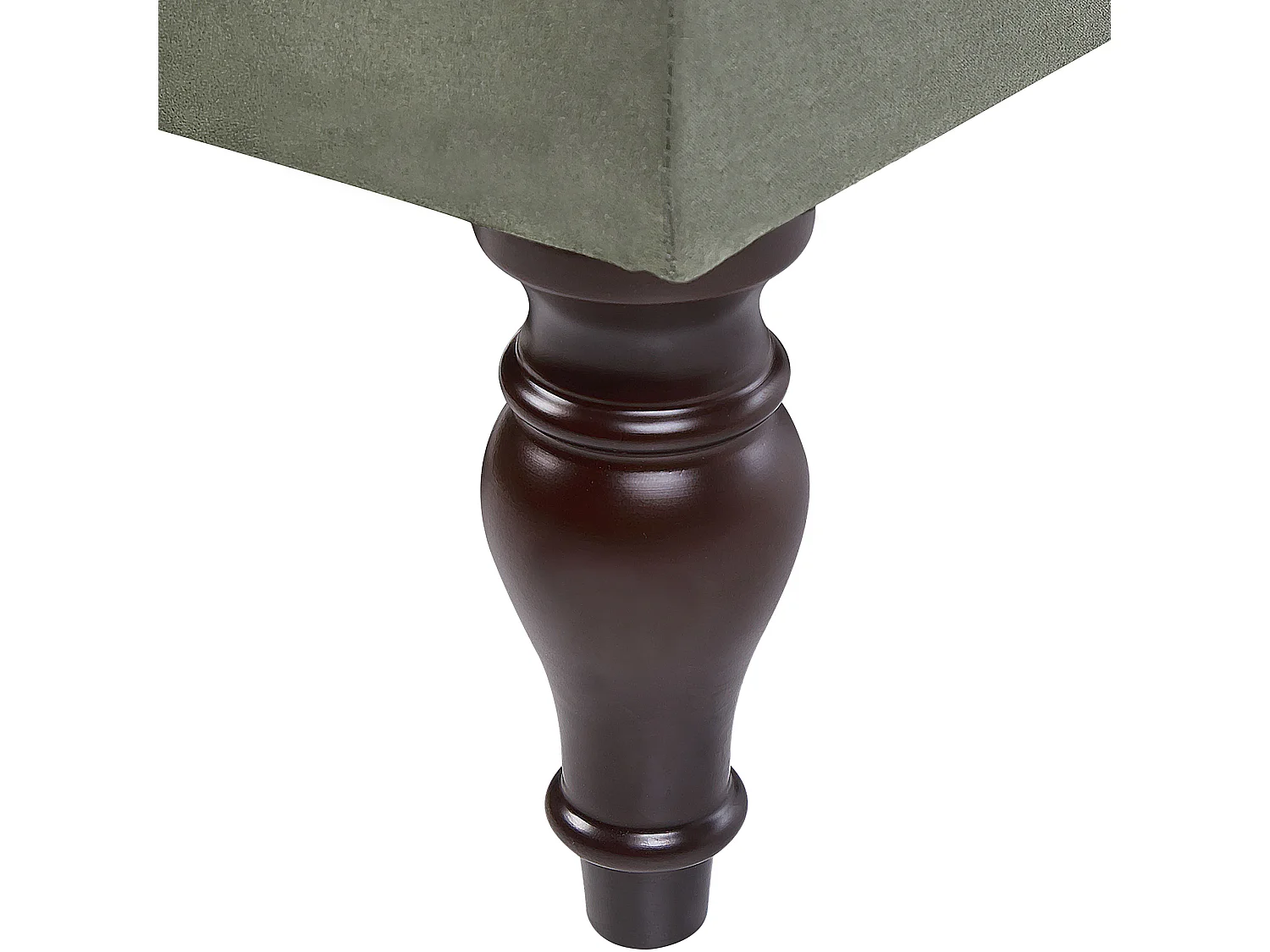 Rechtszijdige chaise longue PESSAC Stof Grijs met opbergruimte