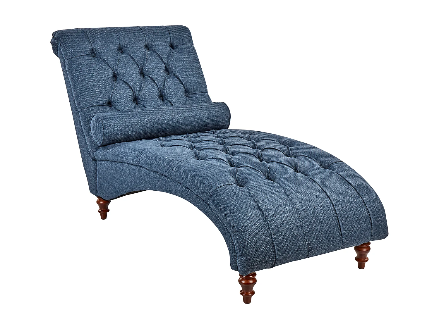 Chaise longue MURET Stof Blauw