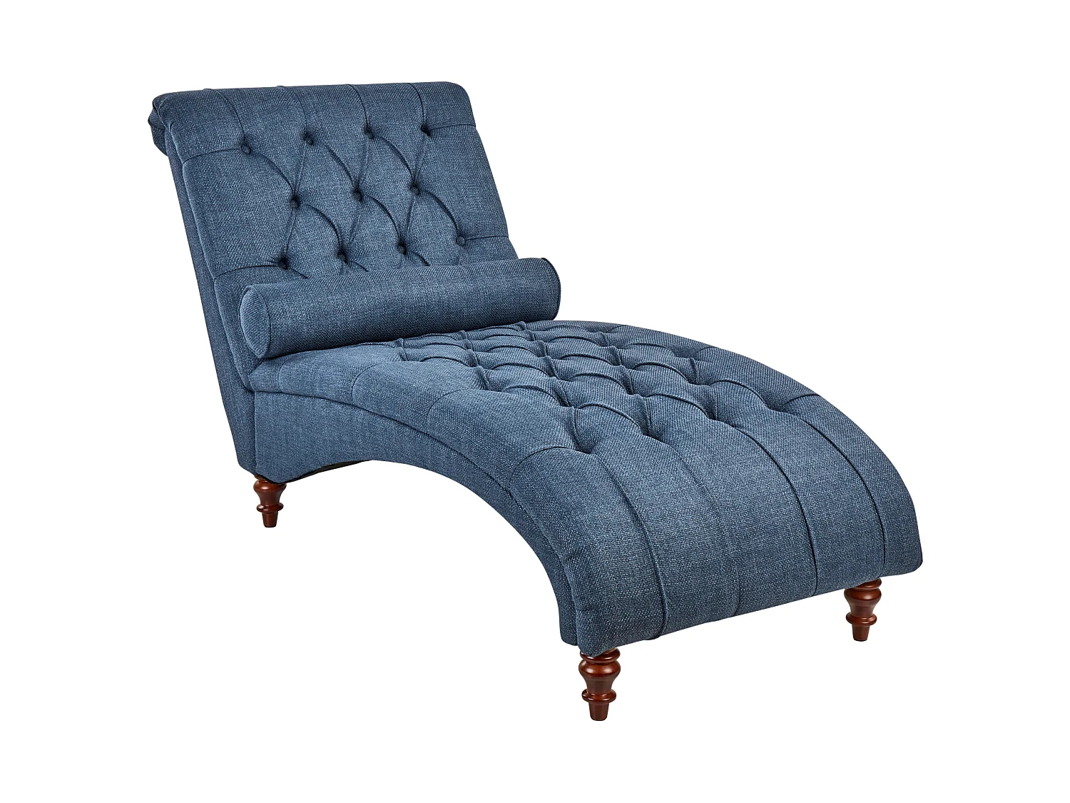 Chaise longue MURET Stof Blauw