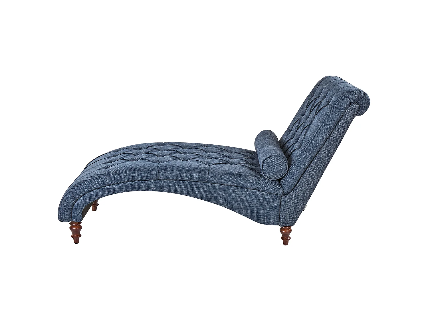 Chaise longue MURET Stof Blauw