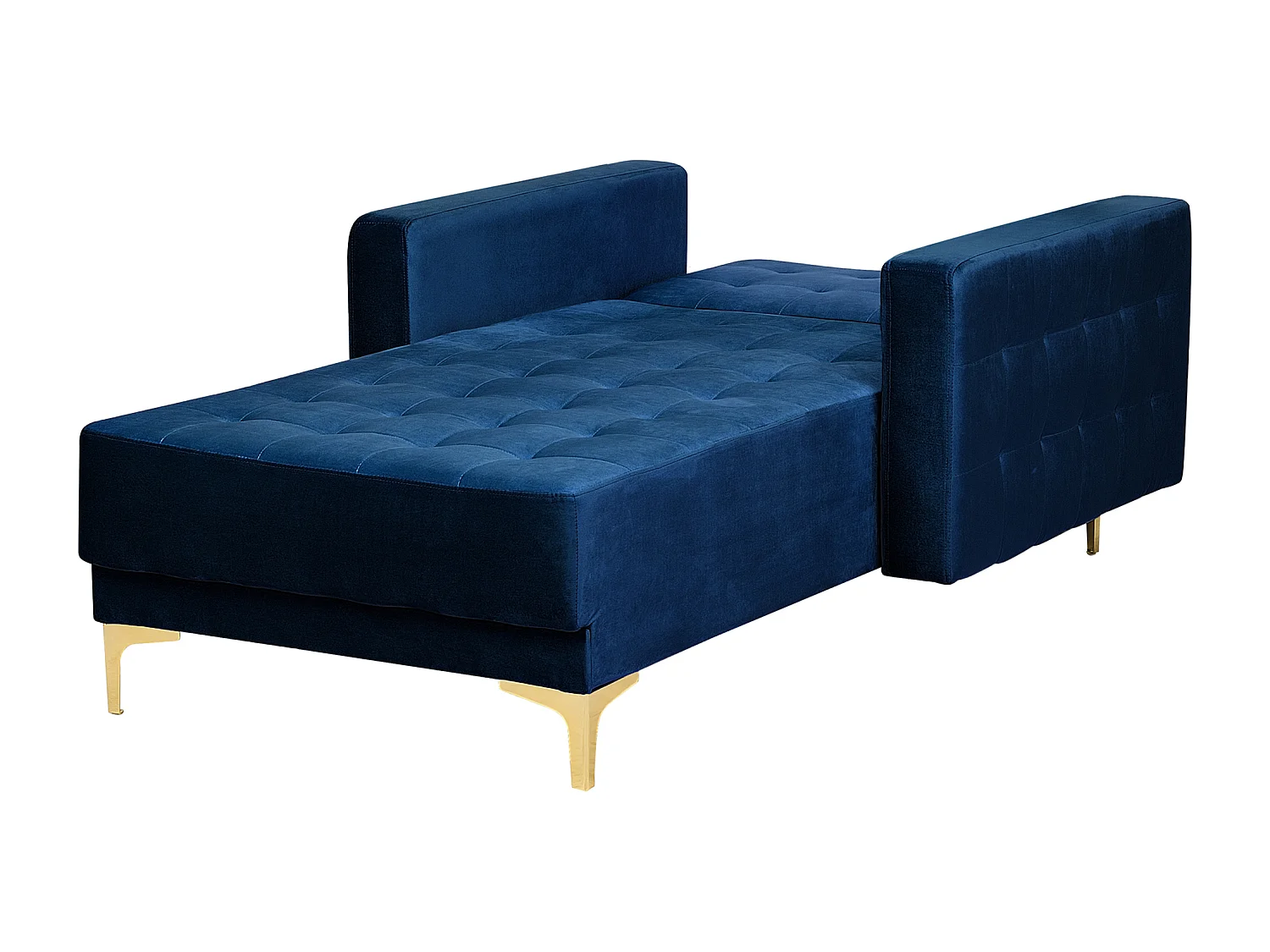 Chaise longue ABERDEEN Velluto Blu marino