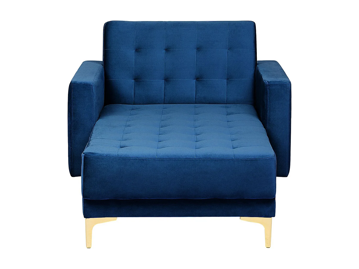 Chaise longue ABERDEEN Velluto Blu marino