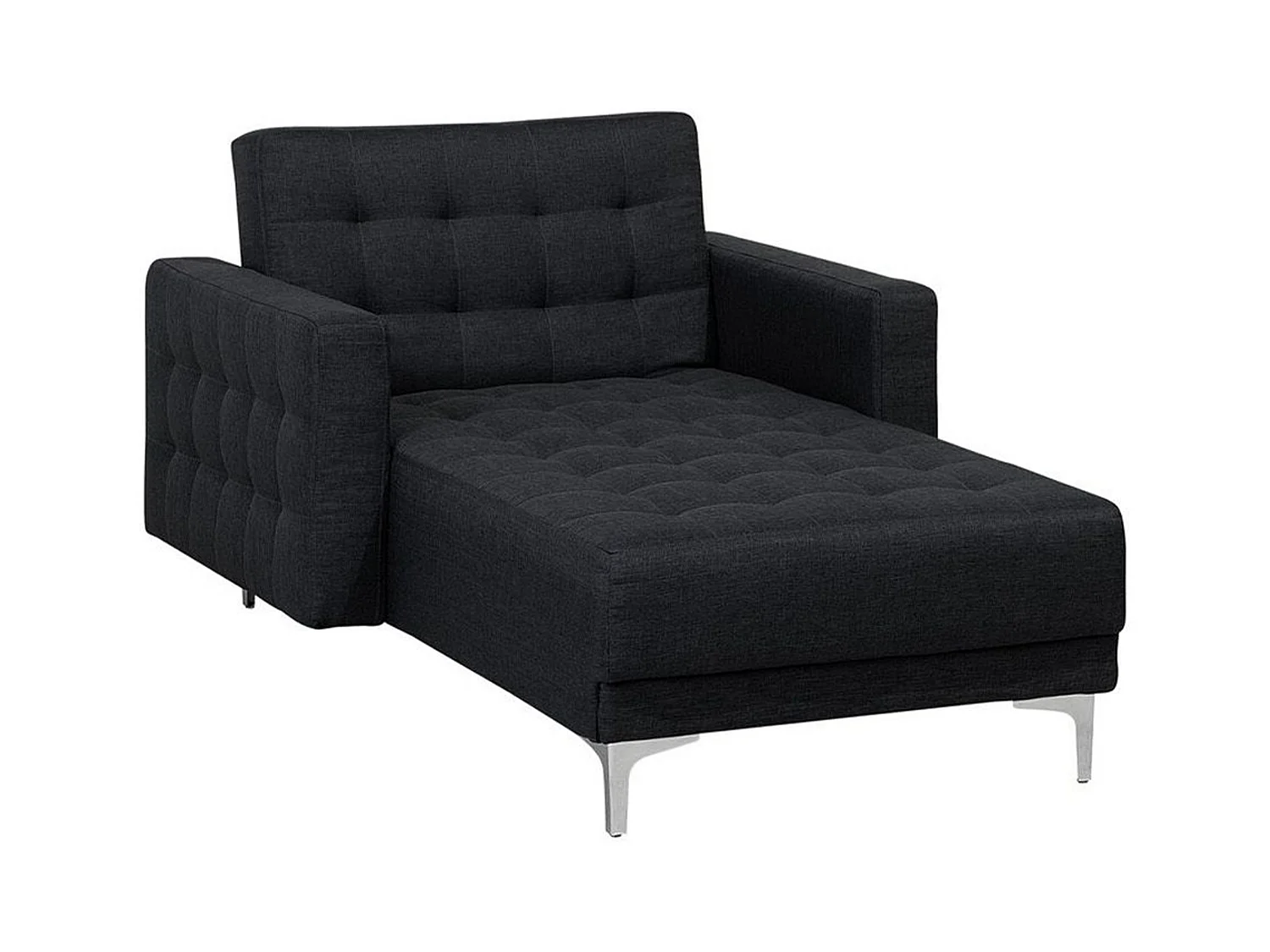 Moderne Chaiselongue Polsterbezug graphitgrau Aberdeen