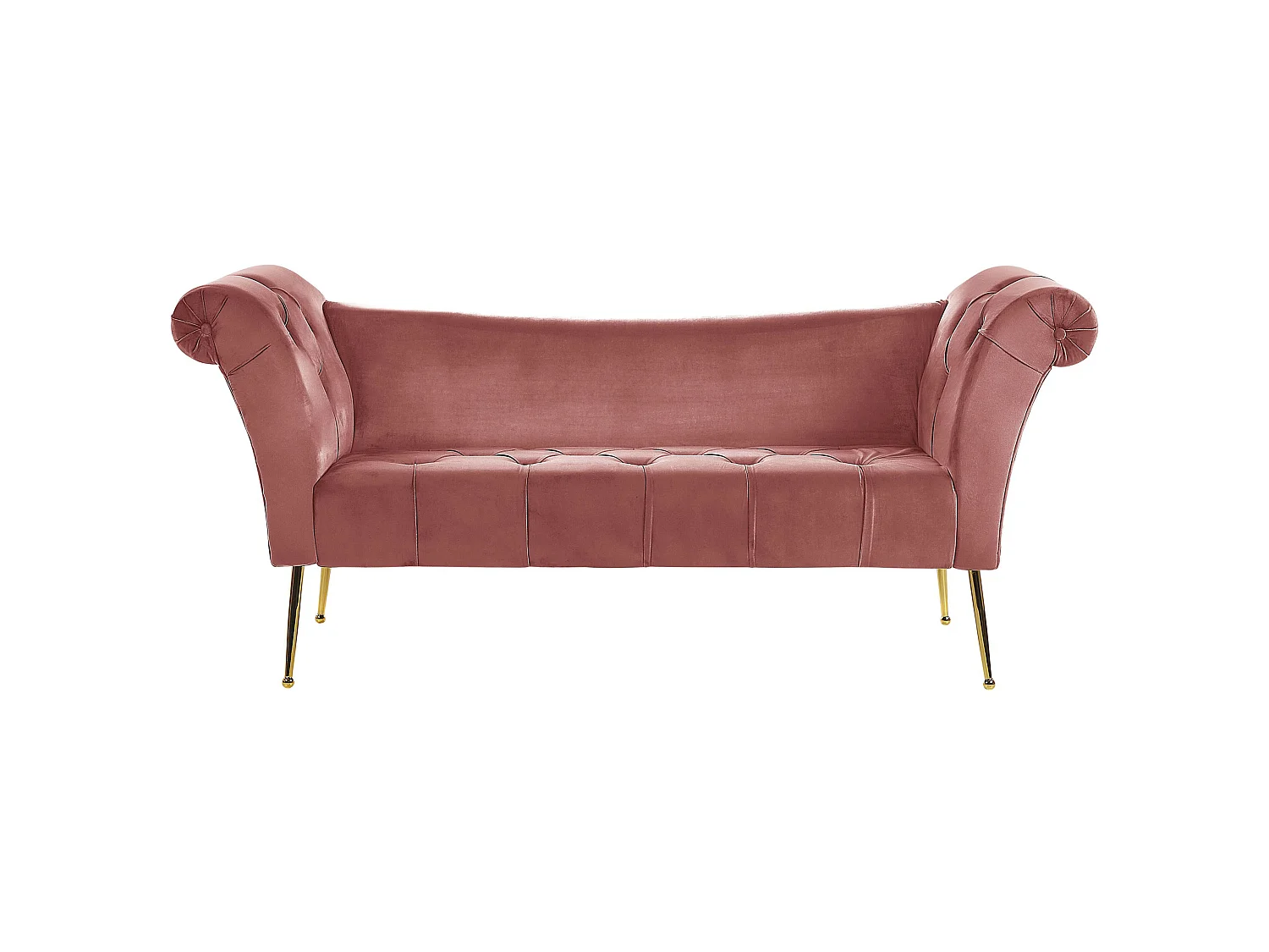 Chaise Longue NANTILLY Velvet Pink