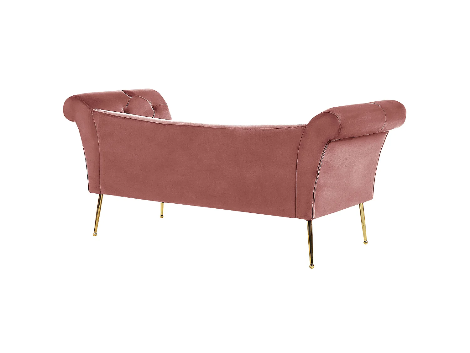 Chaise Longue NANTILLY Velvet Pink