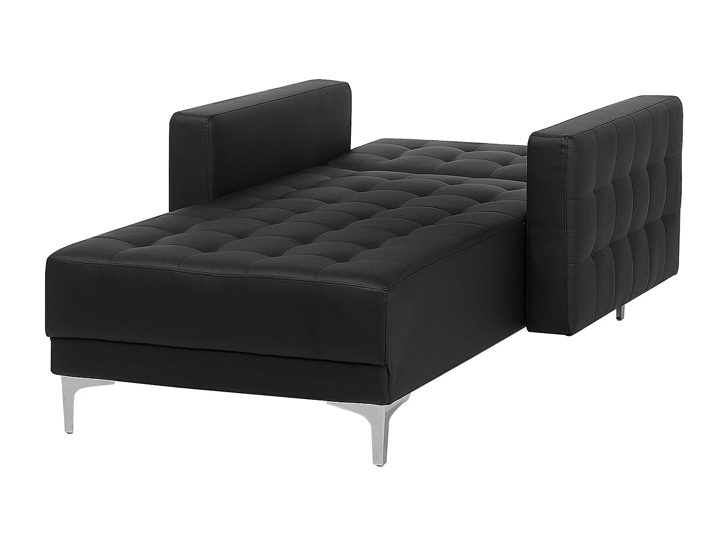 Chaise longue ABERDEEN Cuir PU Noir