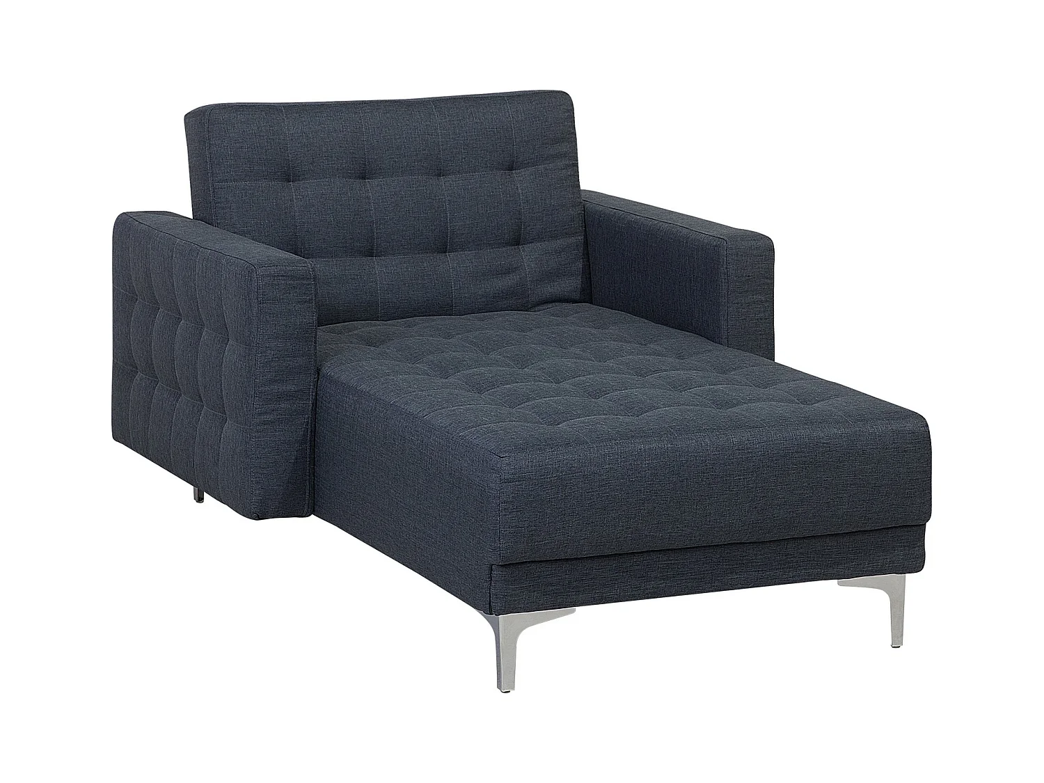 Chaise longue ABERDEEN Tissu Gris foncé