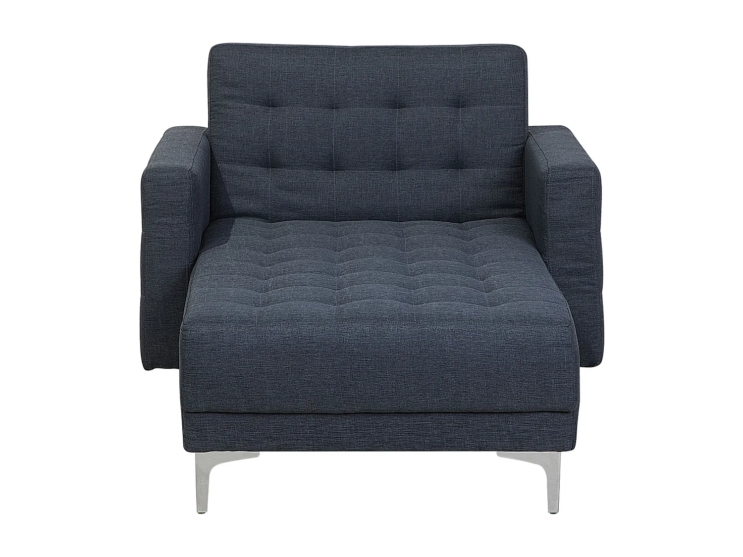 Chaise longue ABERDEEN Stof Donkergrijs