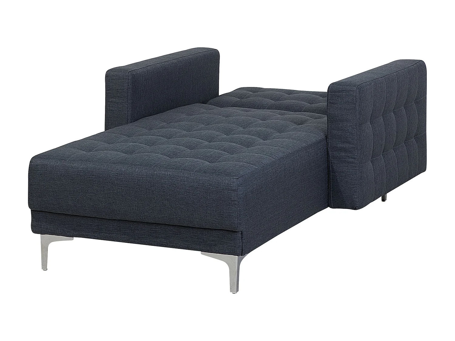 Chaise longue ABERDEEN Tela Gris oscuro