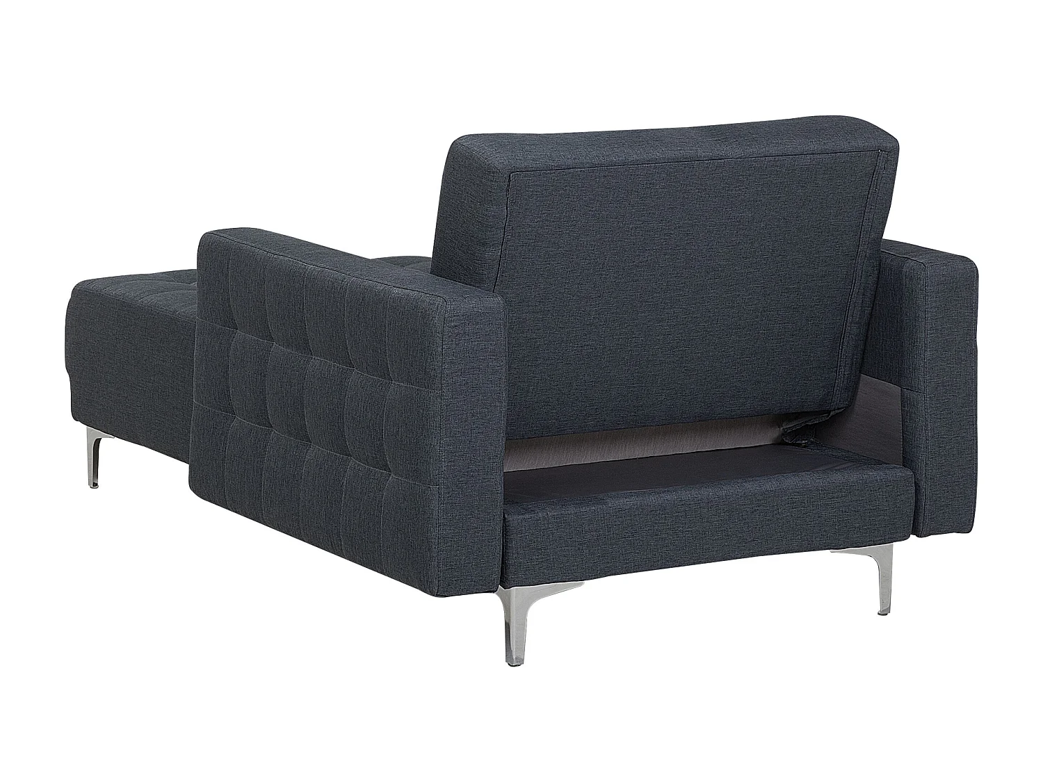 Chaise longue ABERDEEN Tissu Gris foncé