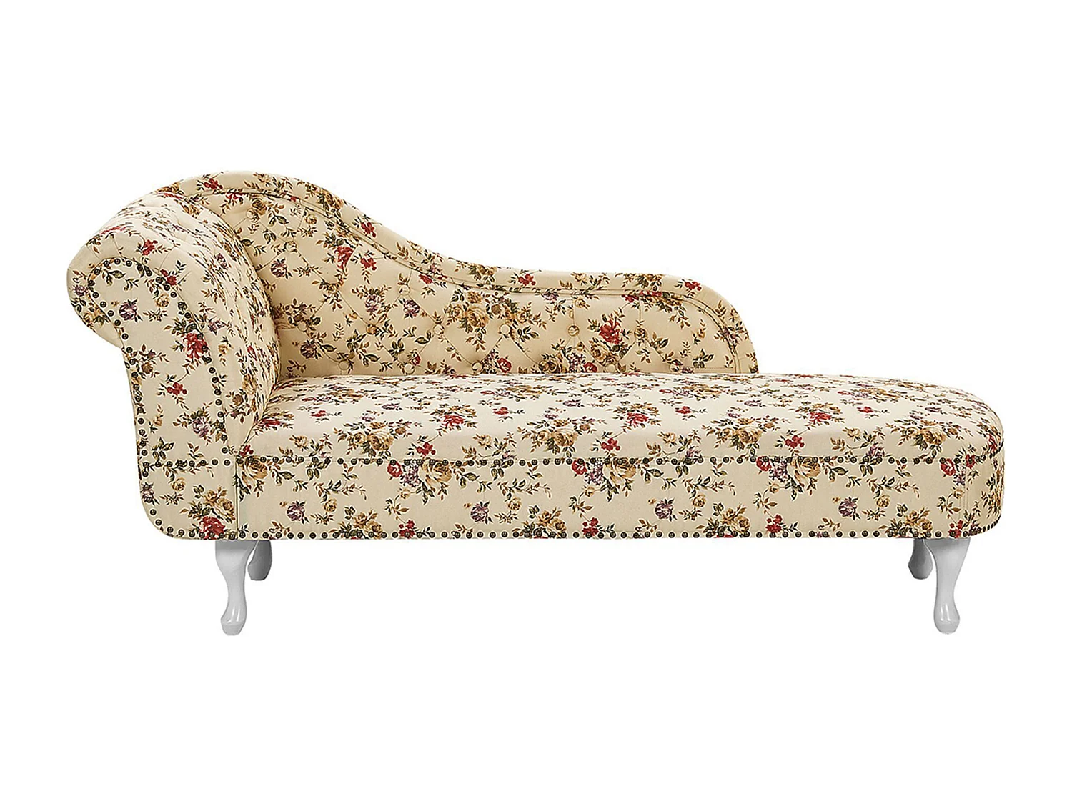 Chaise longue izquierdo NIMES Tela Beige