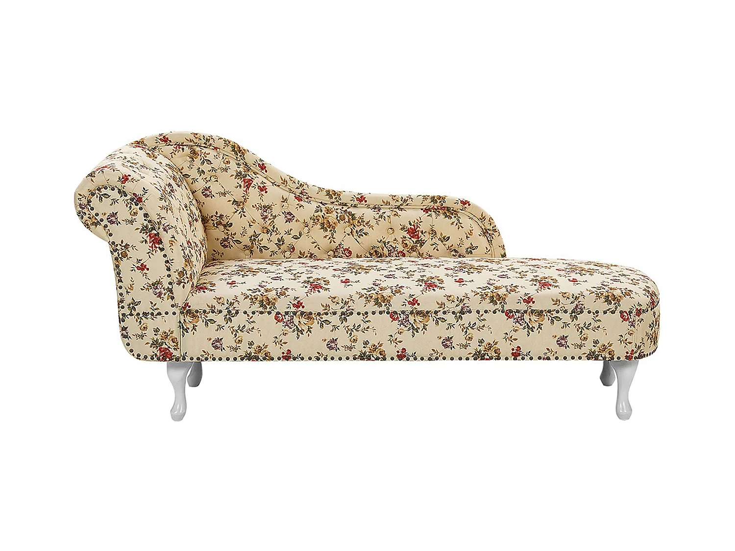 Chaise longue côté droite NIMES Tissu Beige