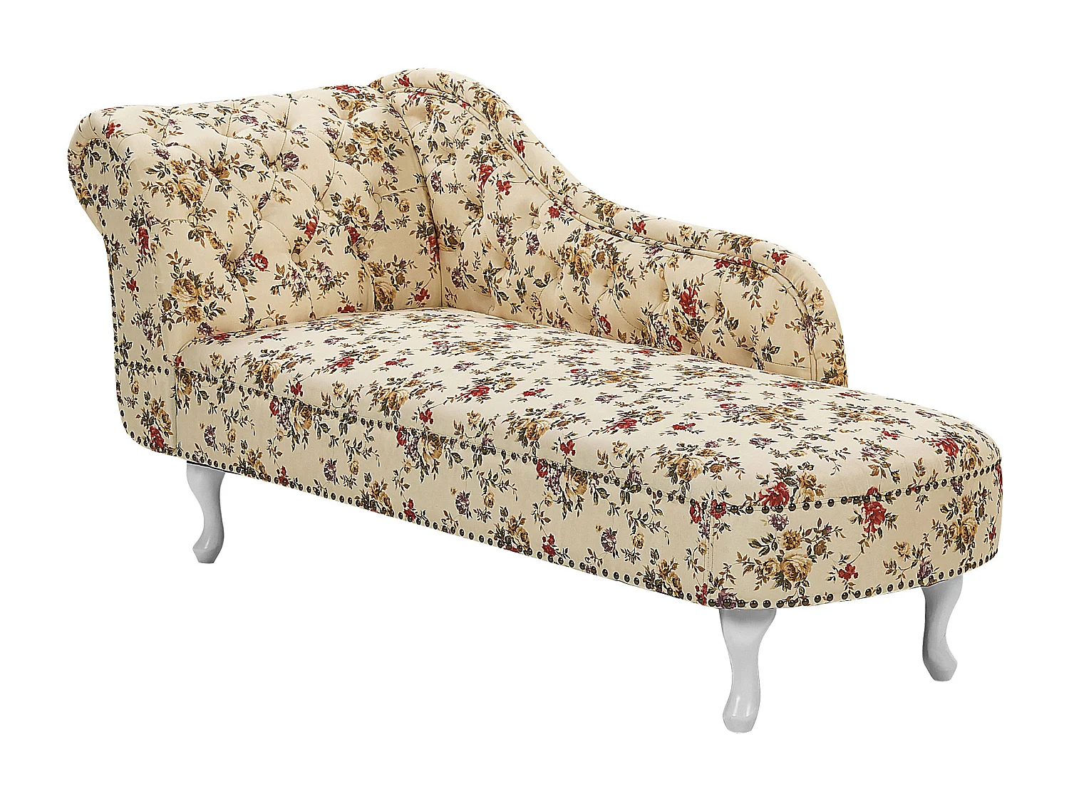 Chaise longue côté droite NIMES Tissu Beige