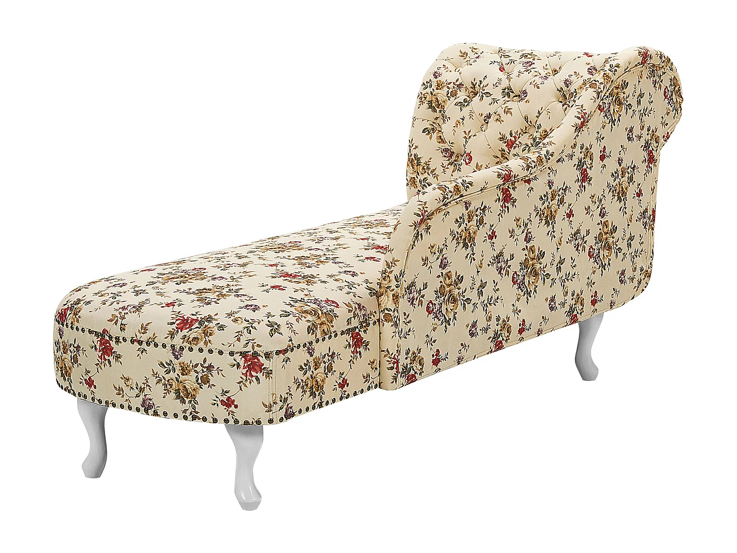 Chaise longue côté droite NIMES Tissu Beige