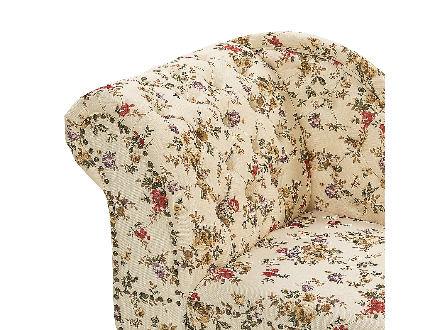 Chaise longue côté droite NIMES Tissu Beige