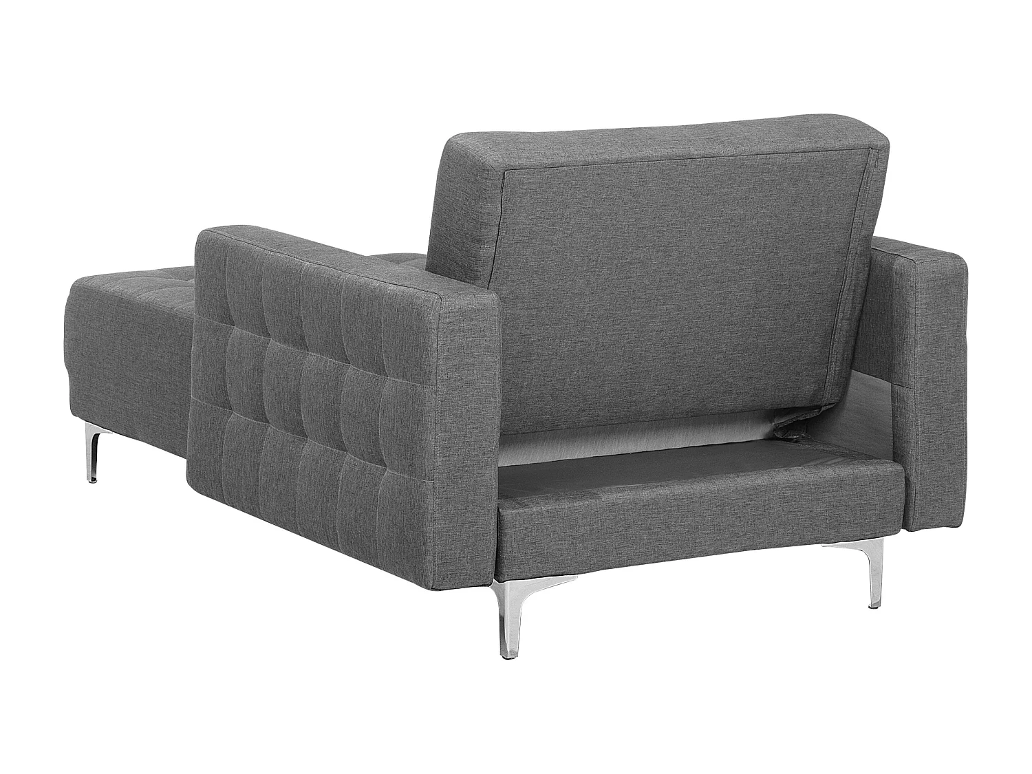 Moderne Chaiselongue Polsterbezug hellgrau Aberdeen