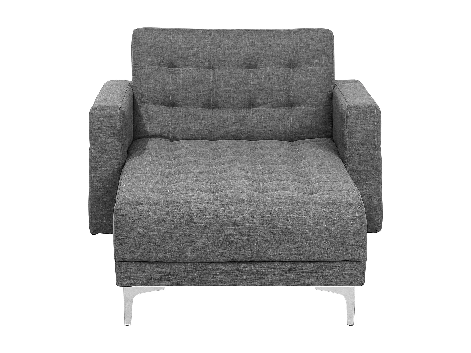 Chaise longue ABERDEEN Tessuto Grigio chiaro