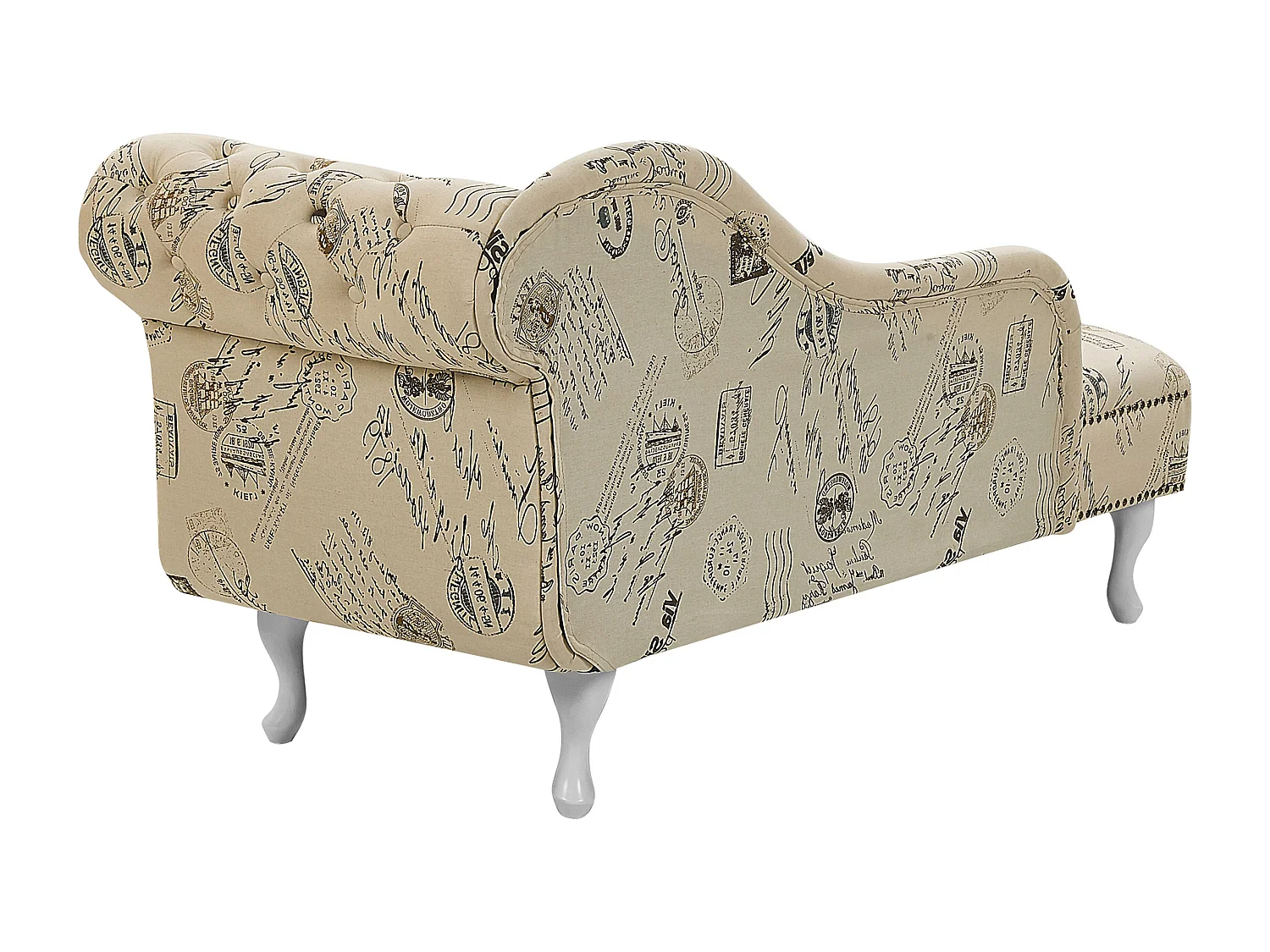 Chaise longue versione destra NIMES Tessuto Beige