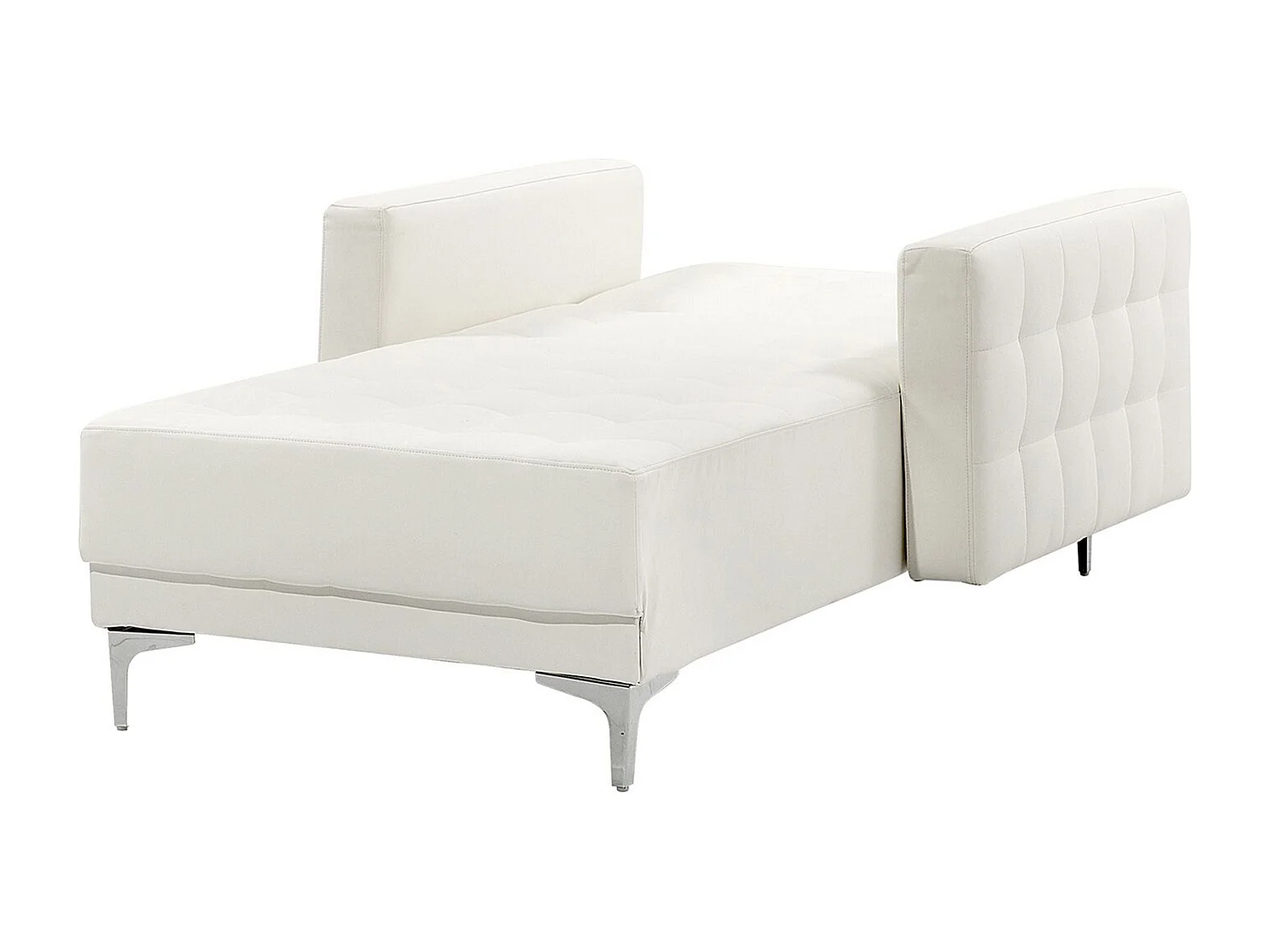 Chaise longue ABERDEEN Kunstleer Wit