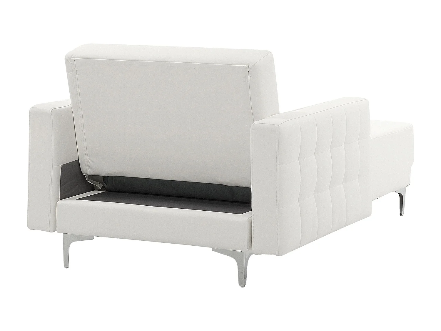 Chaise longue ABERDEEN Kunstleer Wit