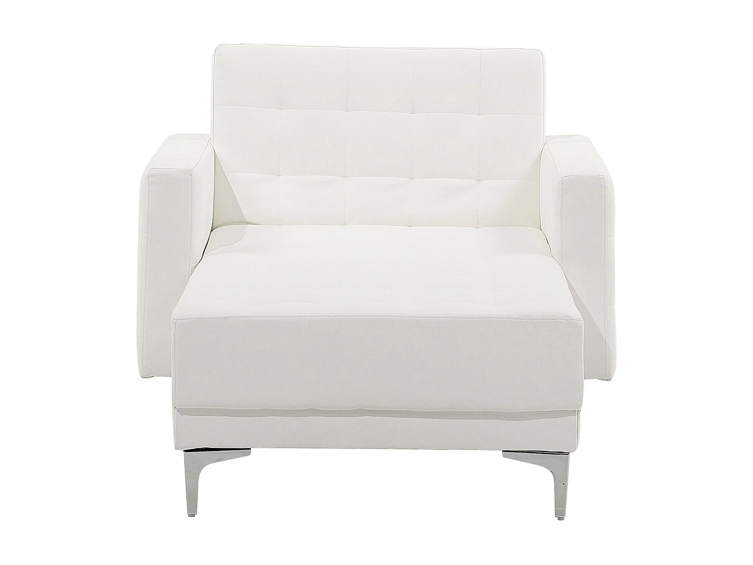 Chaise longue ABERDEEN Kunstleer Wit