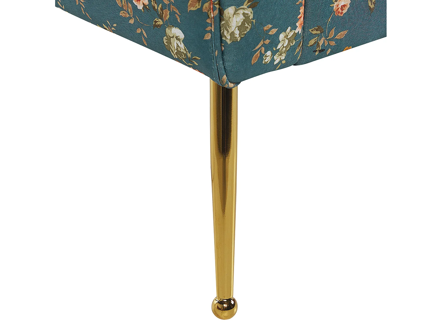 Chaise longue NANTILLY Terciopelo Azul verdoso