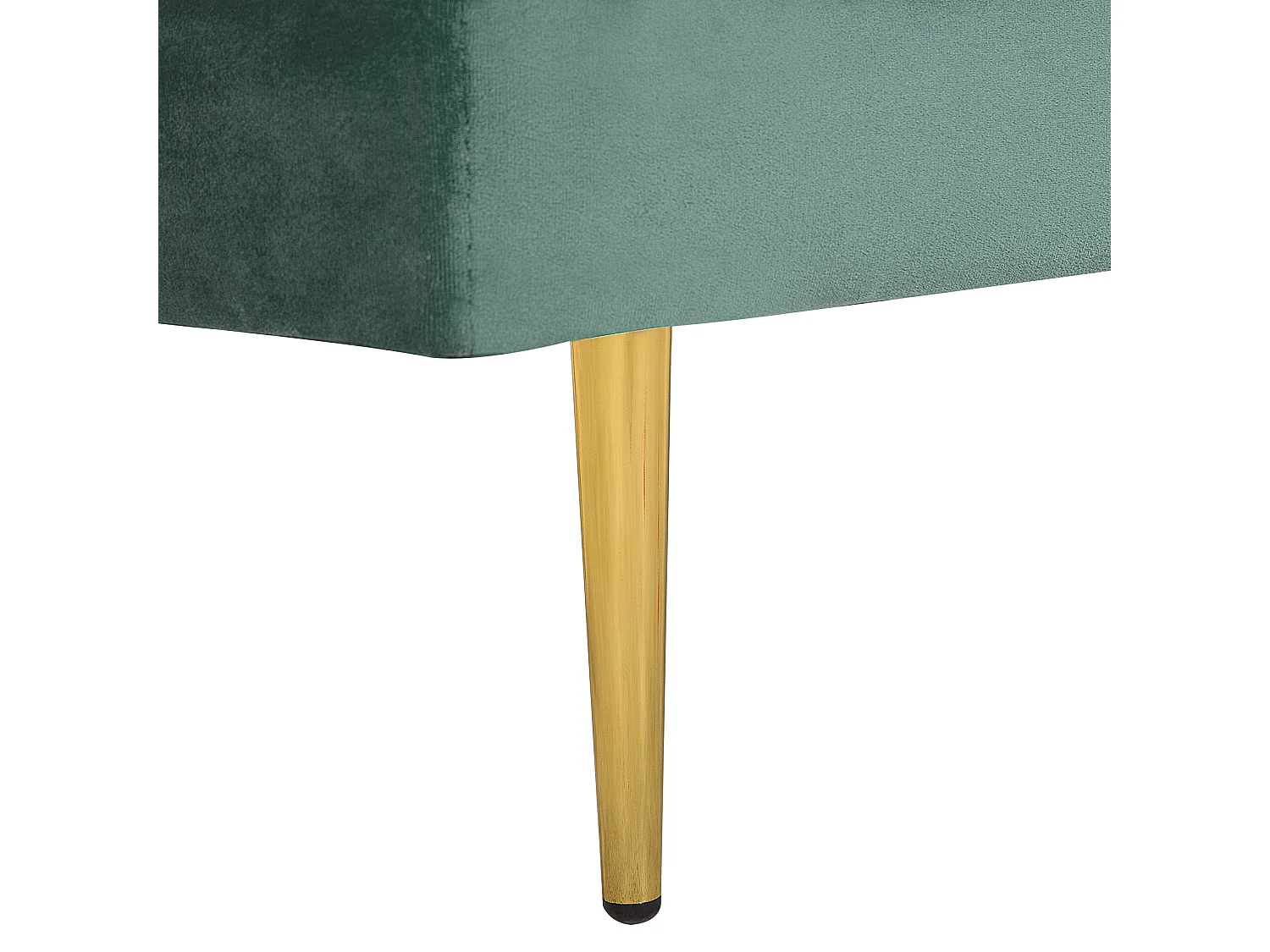 Chaise longue côté droite MIRAMAS Velours Vert menthe