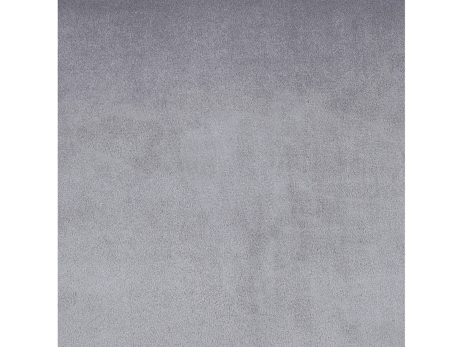 Chaise longue NANTILLY Fluweel Lichtgrijs