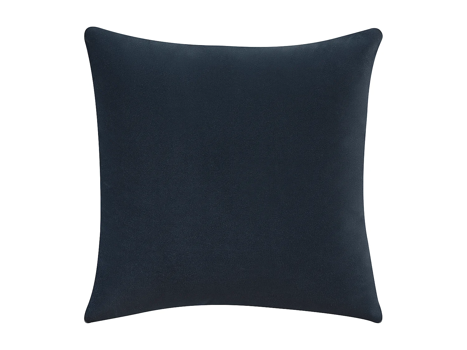 Chaiselongue Samt blau linksseitig mit Kissen Retro Stil Metallgestell Le Crau