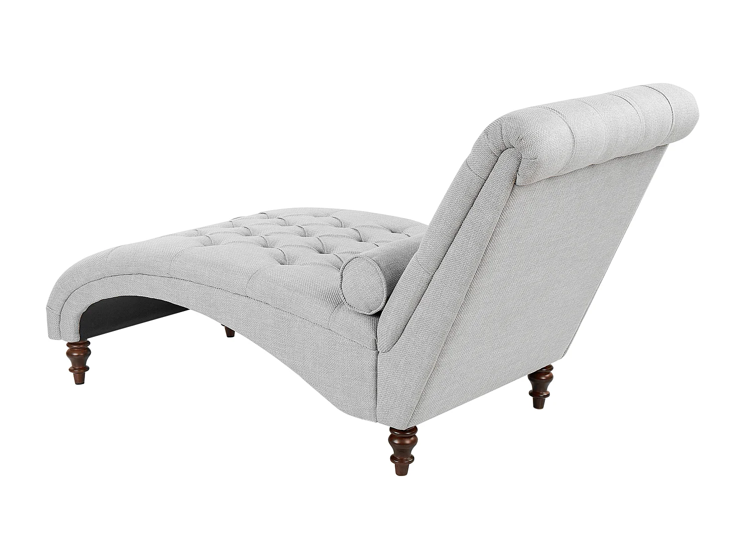 Moderne Chaiselongue in Grau Stoffbezug Muret