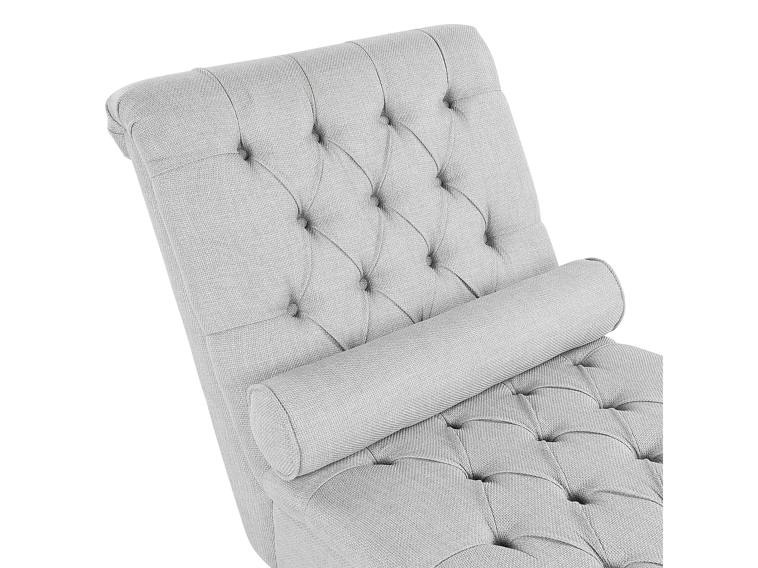 Moderne Chaiselongue in Grau Stoffbezug Muret