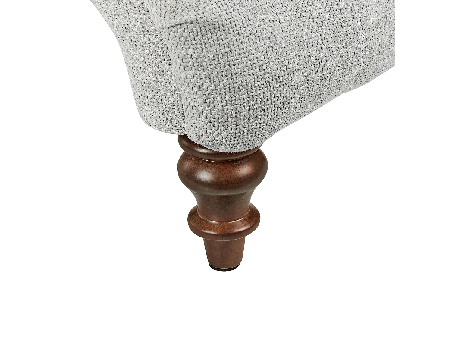 Moderne Chaiselongue in Grau Stoffbezug Muret