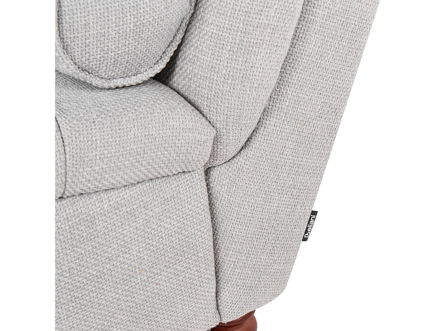 Moderne Chaiselongue in Grau Stoffbezug Muret