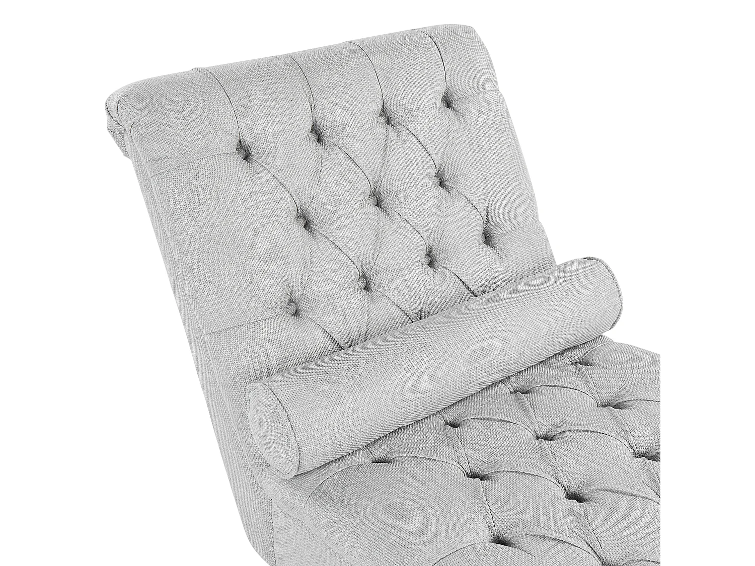 Moderne Chaiselongue in Grau Stoffbezug Muret