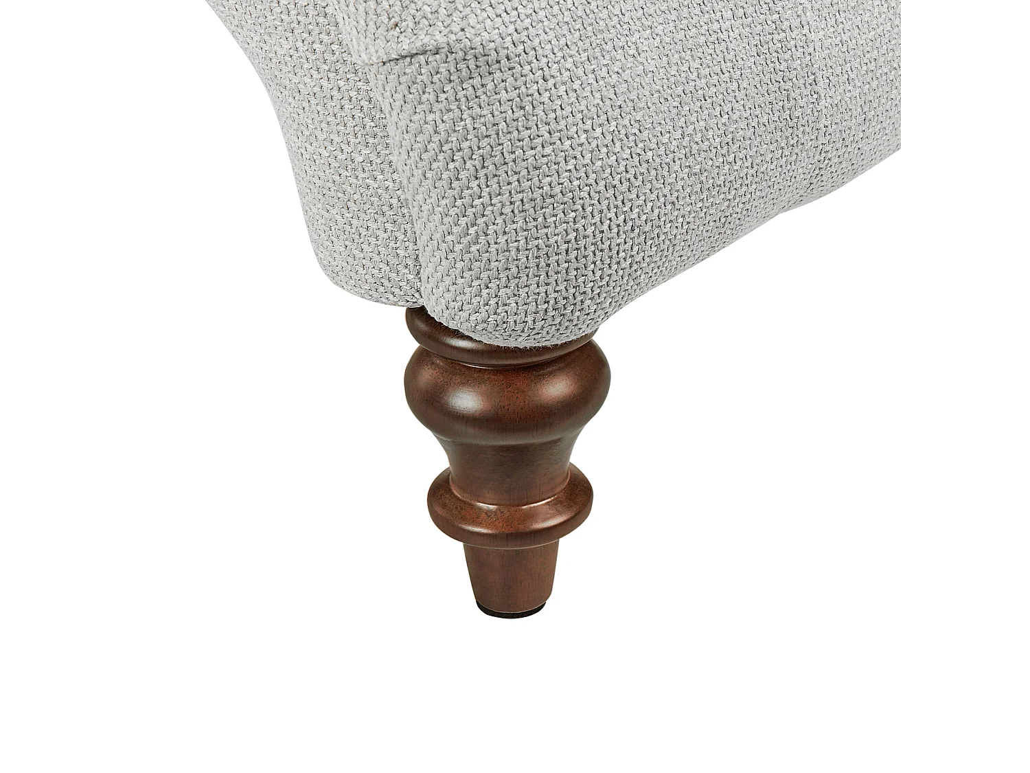 Moderne Chaiselongue in Grau Stoffbezug Muret