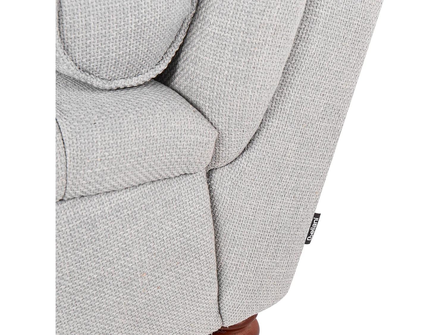 Moderne Chaiselongue in Grau Stoffbezug Muret