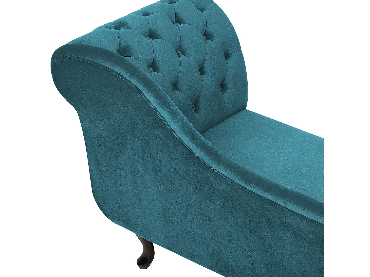 Right-Hand Chaise Longue NIMES Velvet Teal