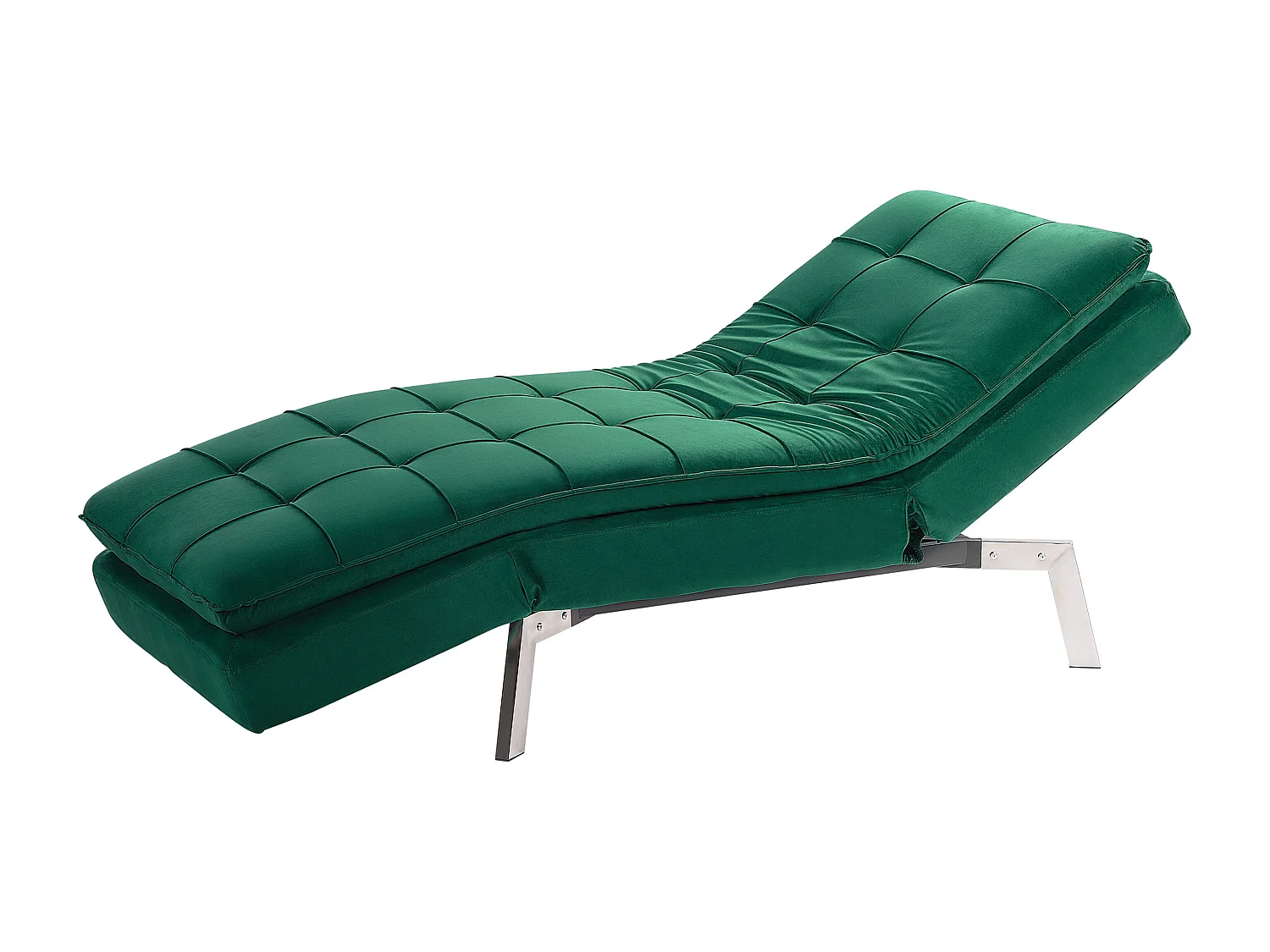 Chaise longue LOIRET Velluto Verde smeraldo