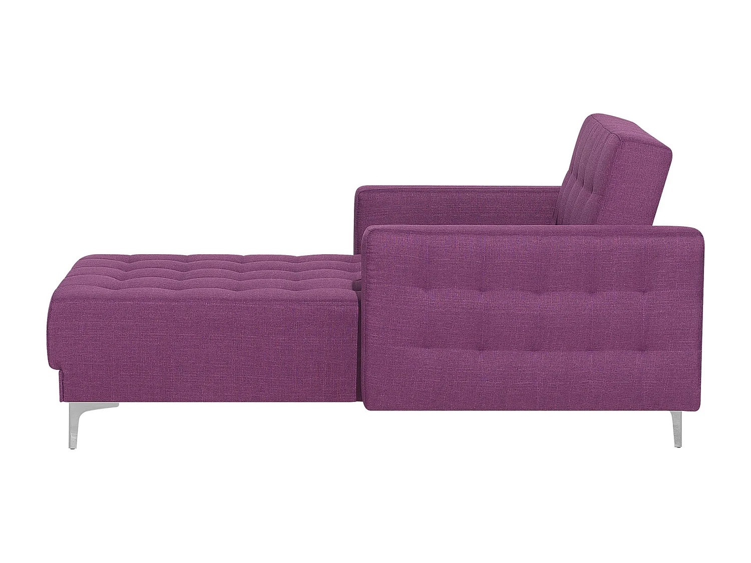 Chaise longue ABERDEEN Tissu Violet