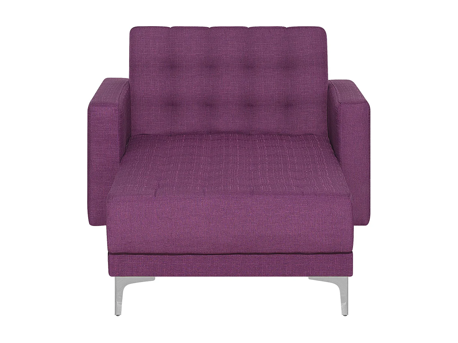 Chaise longue ABERDEEN Tissu Violet