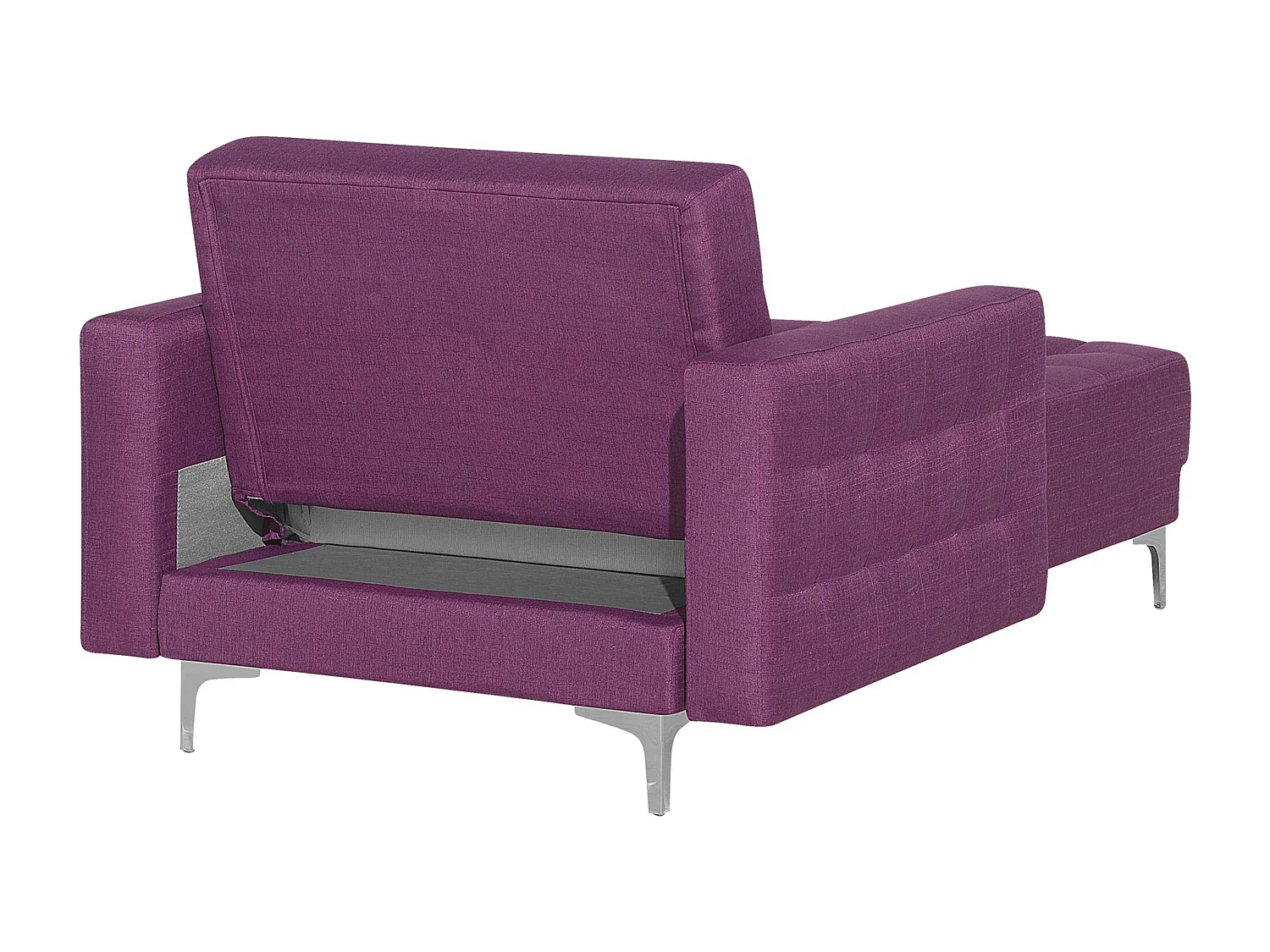 Chaise longue ABERDEEN Tissu Violet