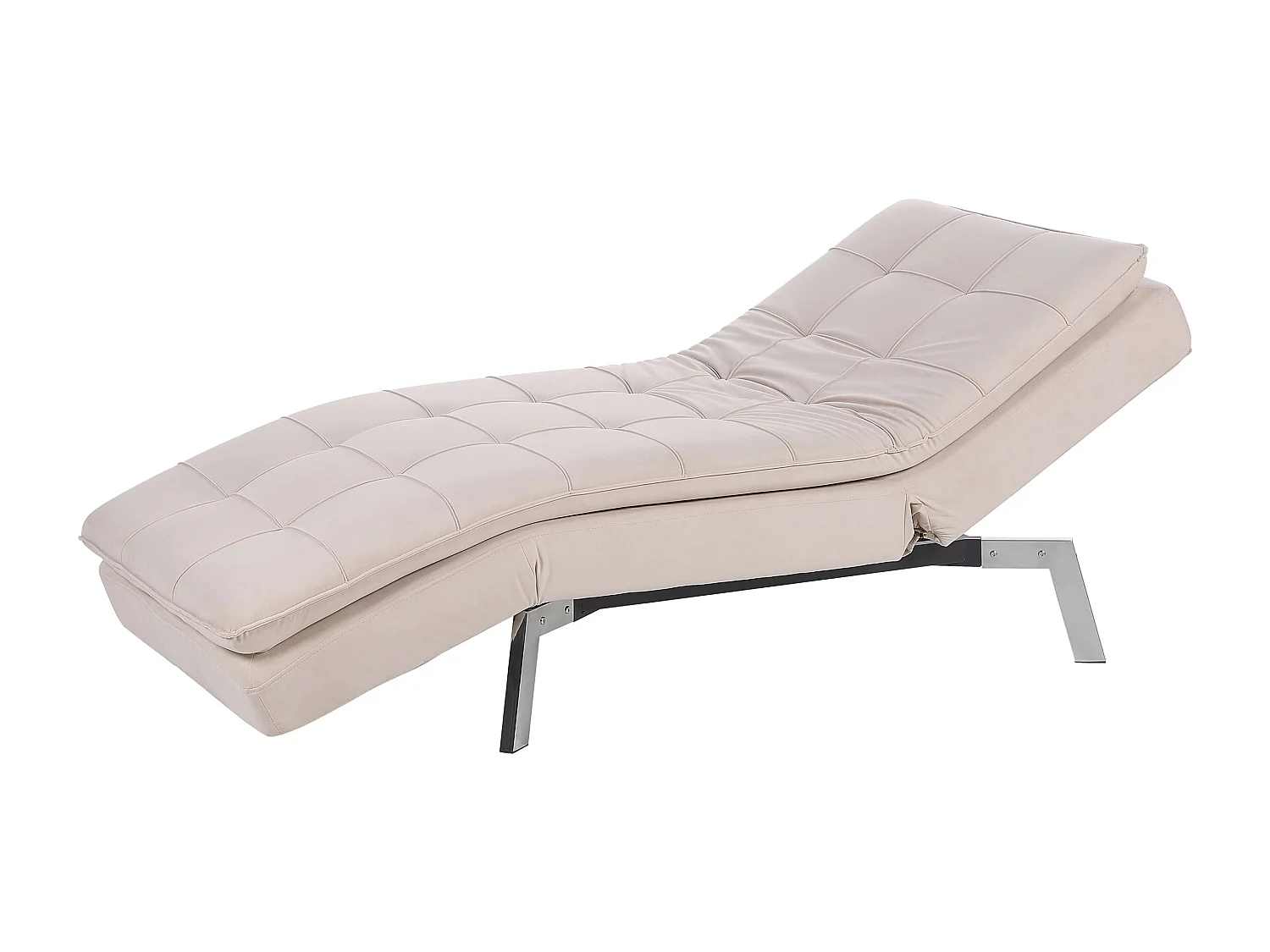 Chaise longue LOIRET Velluto Beige
