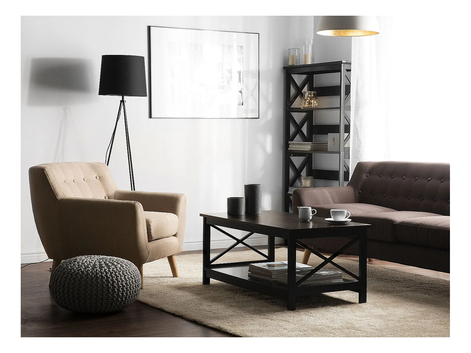 Table basse FOSTER Noir