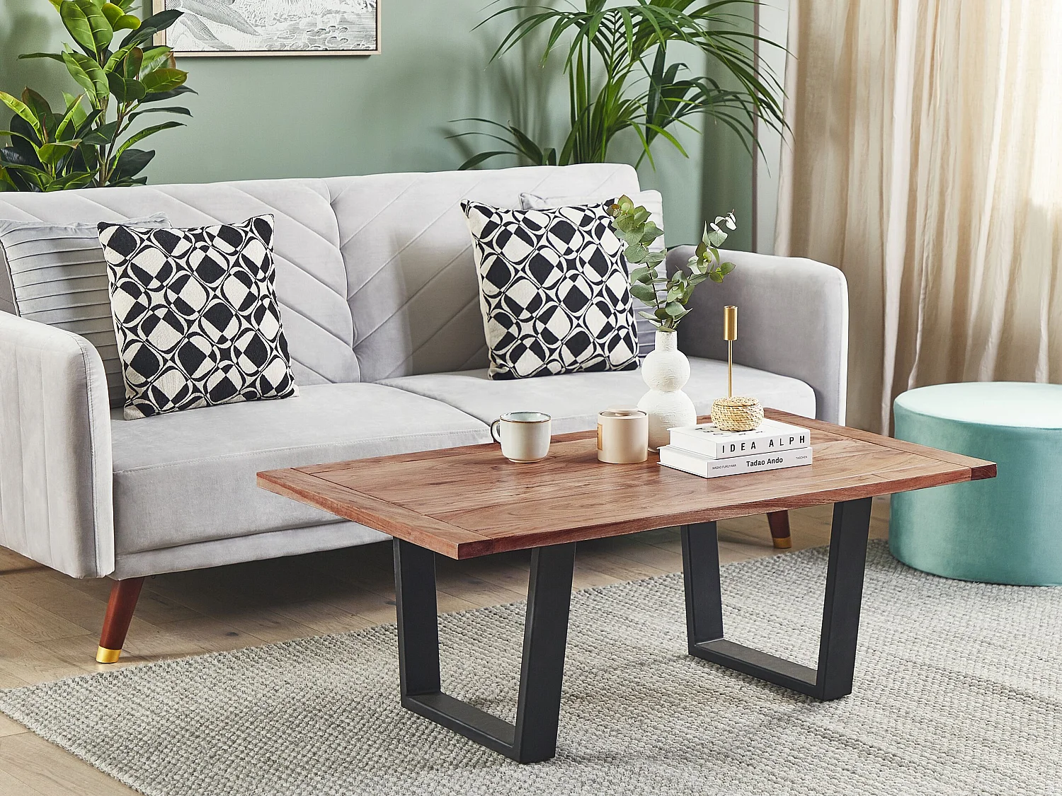 Salontafel GRENOLA Acaciahout Bruin