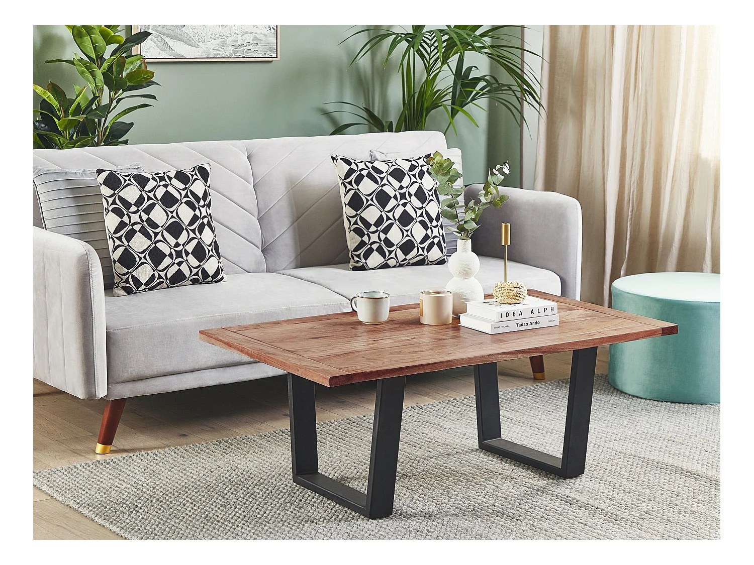 Table basse GRENOLA Acacia Marron