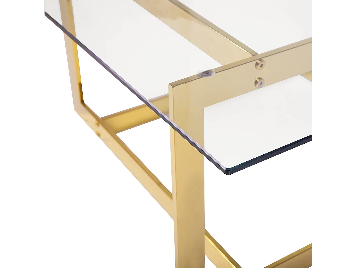 Salontafel CRYSTAL Veiligheidsglas Goud