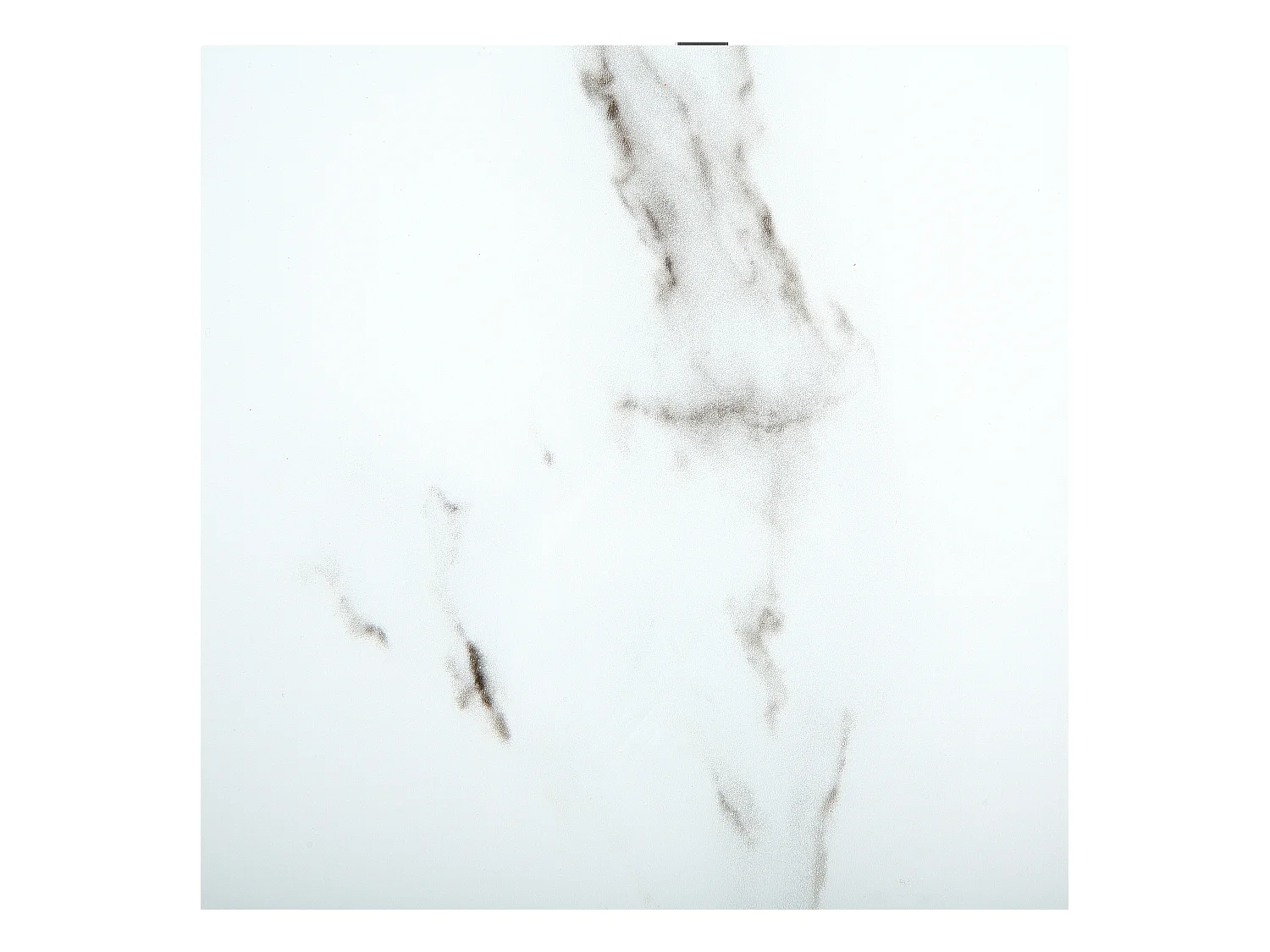 Table basse QUINCY Verre de sécurité Marbre/doré