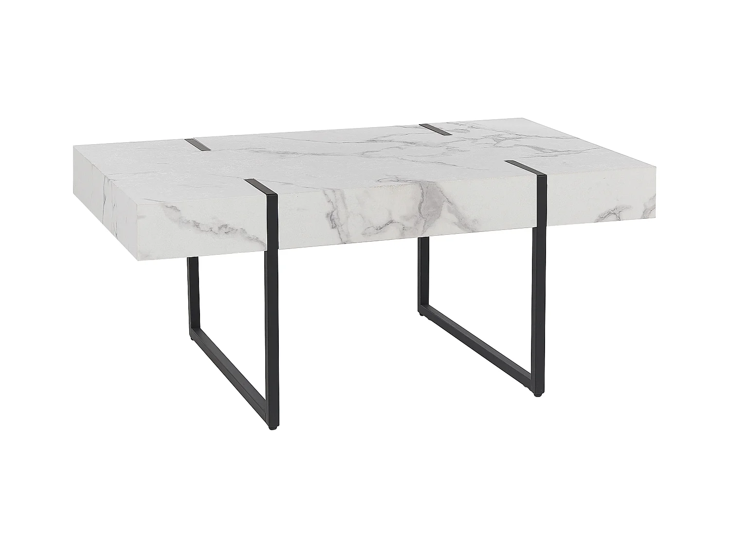 Table basse MERCED Marbre blanc