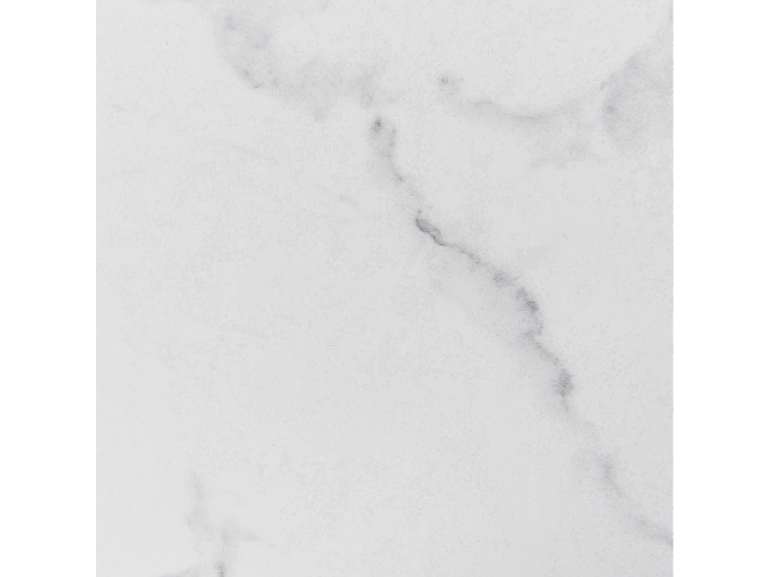 Couchtisch Marmor Optik weiß 100 x 60 cm schwarze Metallbeine modern Merced