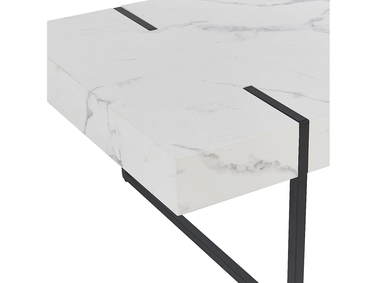 Salontafel MERCED Wit marmer